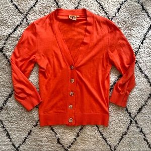 Tory Burch Long Sleeve Cardigan